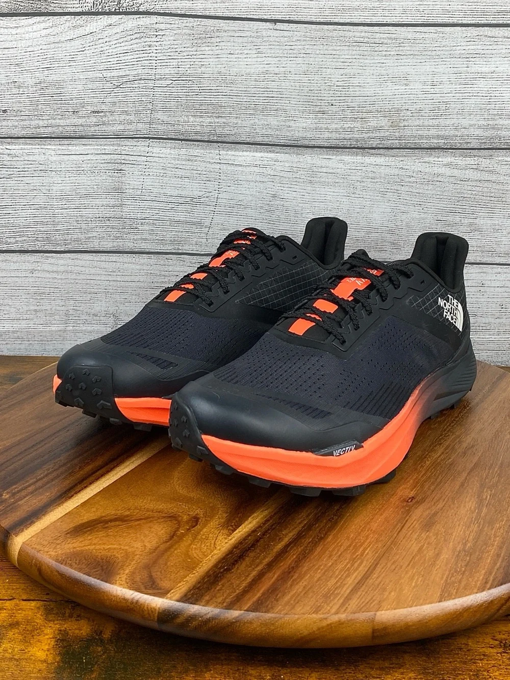 NEW The North Face Men's Vectiv Infinite 2 Trail Run Shoes Black Flame Size 12